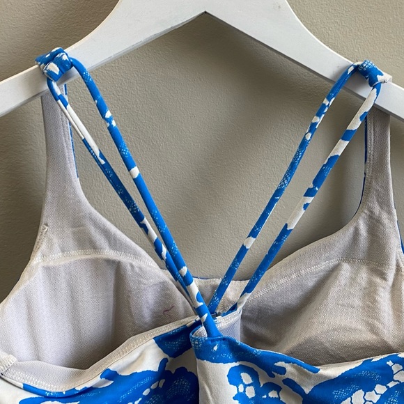 Lululemon free to be Laceoflage polar cream beaming blue tank top - Picture 5 of 8